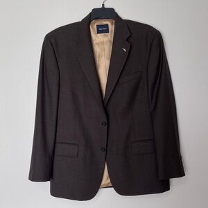 Nautica Men’s Brown Modern-Fit Suit Jacket size 43R